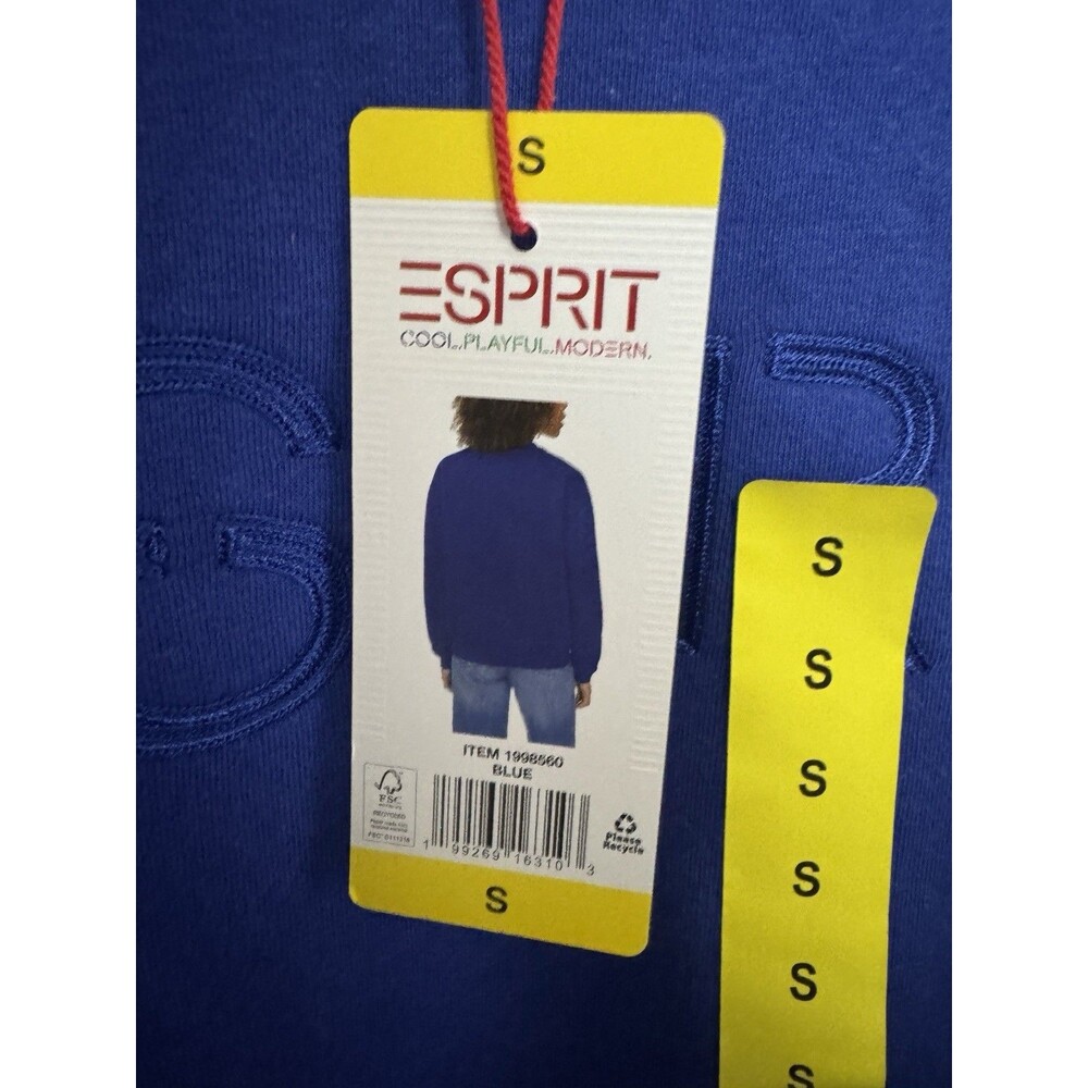 NWT Costco Esprit Women's Logo Crew Neck Pullover Sweatshirt | Set of 3 | Size S - Picture 9 of 13